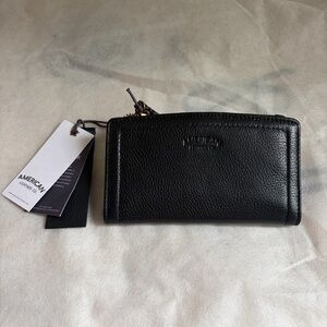 American Leather Co. Black Wallet